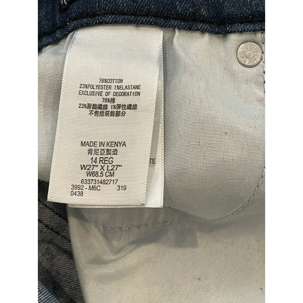 Boys Levi’s 511 Slim Jeans Size 14 Regular 27x27 Medium Wash - Picture 10 of 16